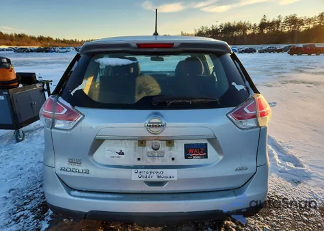 2016 Nissan Rogue S из США, поврежденный, VIN KNMAT2MV2GP731642